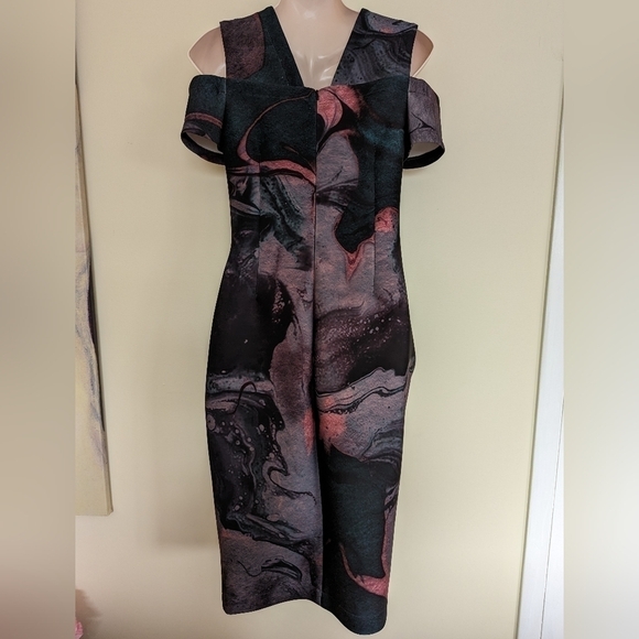 Yigal AZROUËL cut out sheath bodycon dress 4 - Picture 5 of 15